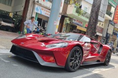 "Quái thú" Ford GT độc nhất tại Việt Nam "đốt mắt" người nhìn với bộ cánh Liquid Red rực rỡ