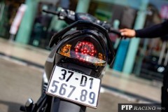 Exciter 135 độ khủng khiếp với biển số sảnh lớn