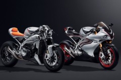 Học theo loạt đối thủ Ý, hãng mô tô Anh Quốc cũng làm cafe racer từ superbike với V4 CR