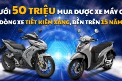 Dưới 50 triệu mua được xe máy gì? Dòng xe tiết kiệm xăng, bền trên 15 năm