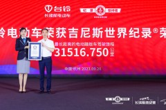 TAILG phá kỷ lục Guinness thế giới khi đạt được "Hành trình dài nhất trên xe scooter điện"