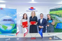 Hong Ngoc Ha Travel tiên phong trong việc hướng tới kinh doanh du lịch bền vững thông qua thoả thuận tham gia Chương trình Doanh nghiệp về Nhiên liệu hàng không bền vững (SAF) với tập đoàn hàng không Air France - KLM.