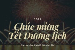 Lịch bắn pháo hoa Tết Dương Lịch 2025 toàn quốc chào năm mới