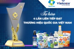 Thương hiệu dừa Việt duy nhất 4 kỳ liên tiếp vinh danh Thương hiệu quốc gia Việt Nam!