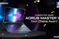 GIGABYTE thắng giải Best Choice Ward tại COMPUTEX 2025 với siêu phẩm AORUS MASTER 16 – Định hình kỷ nguyên AI di động