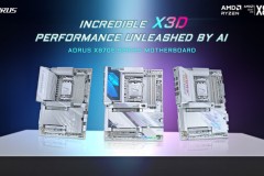 GIGABYTE công bố bo mạch chủ dòng AORUS X870E X3D series tăng cường AI cho bộ vi xử lý AMD Ryzen™ X3D