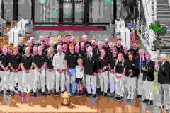 Yacht Club de Monaco celebrates the victory in the Admiral’s Cup