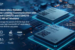 Unlock Ultra-Reliable Low-Latency Communication with Cavli CQM212 and CQM215 5G NR IoT Modules