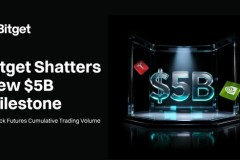 Bitget Shatters New Milestone with $5B in Stock Futures Cumulative Trading Volume