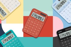 Casio ra mắt 25 mẫu máy tính thiết kế mới