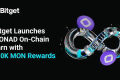Bitget Launches MONAD On-Chain Earn and 800,000 MON Trading Rewards as MON Lists on the Universal Exchange