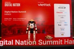 AGIBOT giới thiệu robot hình người tại Hội nghị Thượng đỉnh Quốc gia số GSMA Hà Nội 2026