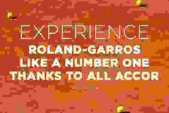 ALL ACCOR × ROLAND-GARROS: A PARTNERSHIP CENTERED ON EXPERIENCE