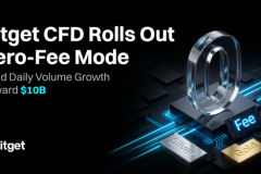 Bitget CFD Rolls Out Zero-Fee Mode Amid Daily Volume Growth Toward $10B