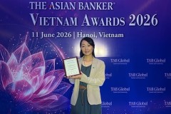 Cathay United Bank Chi nhánh Tp.Hồ Chí Minh được The Asian Banker vinh danh về công nghệ cho vay tiêu dùng