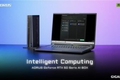 GIGABYTE AORUS GeForce RTX™ 50 Series AI BOX mang sức mạnh tính toán cao cấp và hệ sinh thái AI dễ tiếp cận lên laptop ultrabook