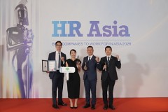 Cathay United Bank chi nhánh Thành phố Hồ Chí Minh nhận ba giải thưởng HR Asia về Nơi làm việc tốt nhất Châu Á, Dẫn đầu công nghệ và Chuyển đổi nguồn nhân lực xuất sắc