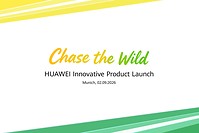 Huawei ra mắt các thiết bị đeo chủ lực tại sự kiện "Chase the Wild" ở Munich ngày 2 tháng 9