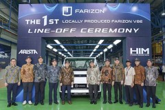Nhà máy KD đầu tiên ở nước ngoài của Farizon khai trương tại Indonesia, chiếc V8E lắp ráp nội địa đầu tiên xuất xưởng