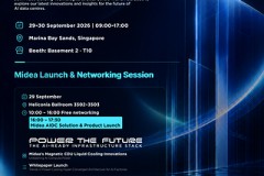 Midea sẽ công bố kiến trúc siêu hội tụ điện năng - làm mát đầu tiên trong ngành tại Data Center World Asia 2026