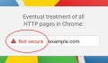 Những website đang sử dụng giao thức HTTP bị liệt kê vào danh sách không bảo mật của Google