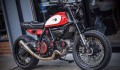 Ducati scrambler bản độ Tracker đầy nhiệt huyết từ Mugello