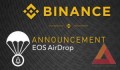 Sàn giao dịch crypto của Binance hỗ trợ cho EOS Airdrops