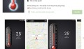 Cách đo nhiệt độ cơ thể, đo nhiệt độ ngoài trời bằng điện thoại