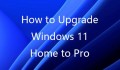 Cách nâng cấp Windows 11 Home lên 11 Pro trên Windows 11