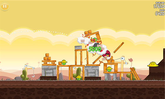 Chơi Angry Birds miễn phí trên nền tảng Windows Phone