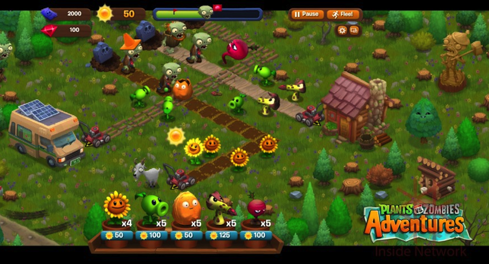 Plants vs. Zombies Adventures có mặt trên Facebook