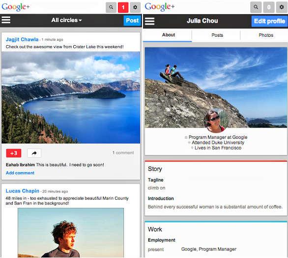 Google thiết kế lại phiên bản dành cho điện thoại