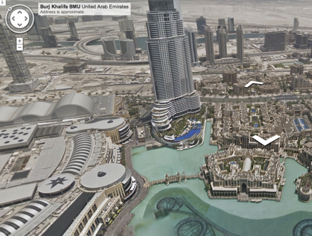 Khám phá công trình cao nhất thế giới qua Google Street View