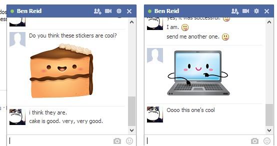 Tính năng Facebook Sticker đã xuất hiện trên cho phiên bản web