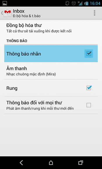 Một số mẹo sử dụng Gmail trên Android