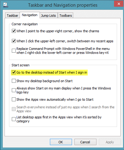 Tip windows 8.1