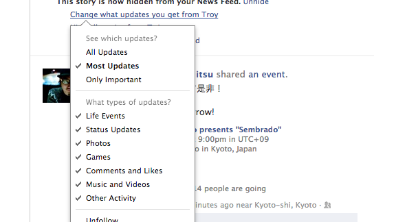 Một số cách giúp bạn kiểm soát thông tin đến từ Facebook