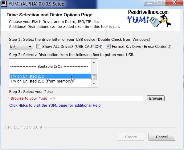 Cài đặt YUMI trên Windows 2