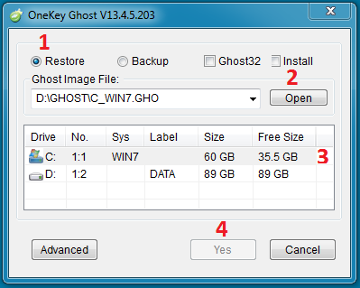 Khôi phục Windows bằng 4 thao tác đơn giản