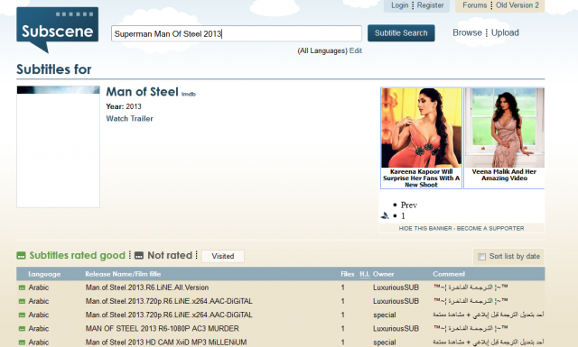 Tìm kiếm phim Man of Steel 2013
