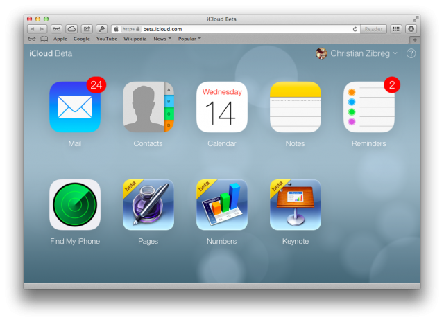 icloud beta 2