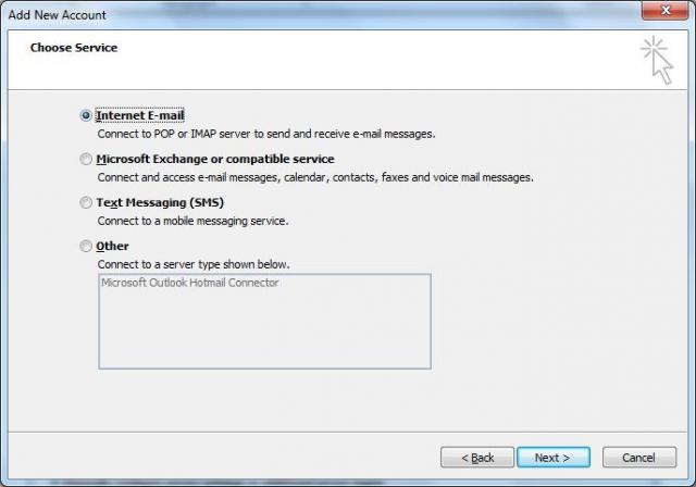 Cài đặt Server Internet Email