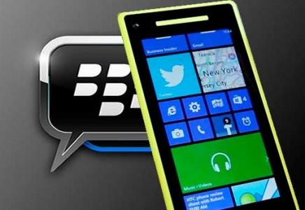 BlackBerry Messenger giành cho Windows Phone sẽ ra mắt vào tháng 7