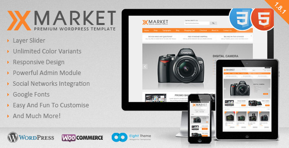 Hình ảnh WP - Giao diện bán hàng tổng hợp XMarket Template
