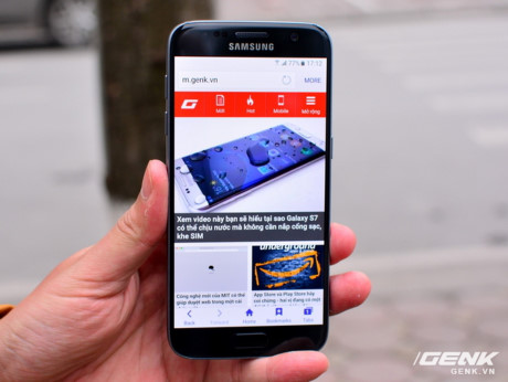 Đây là Galaxy S7 chính hãng, nhiều người nói Galaxy S7 được QC ghê quá, nhưng đúng là nó ghê thật