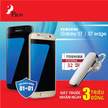 [QC] Nhận ngay 3 triệu khi đặt mua cặp đôi Samsung Galaxy S7 và S7 Edge