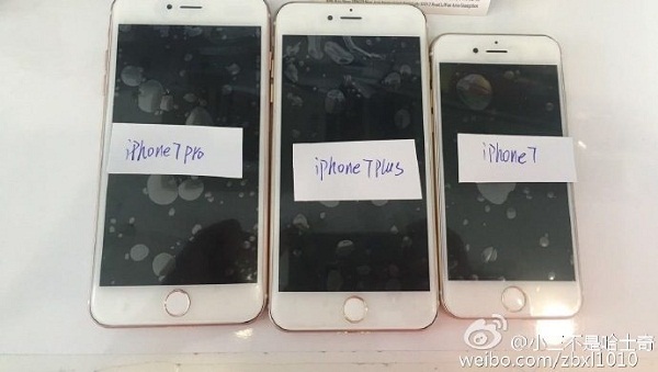 Lộ diện cả 3 phiên bản iPhone 7
