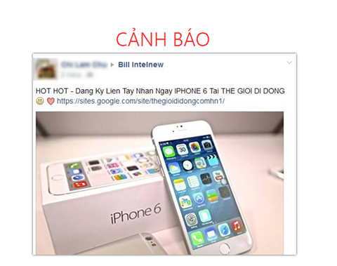 Cẩn trọng với các fanpage giả mạo Thế giới di động