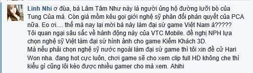 Kiếm Khách mời diễn viên ủng hộ "đường lưỡi bò" làm đại sứ khiến game thủ Việt bức xúc