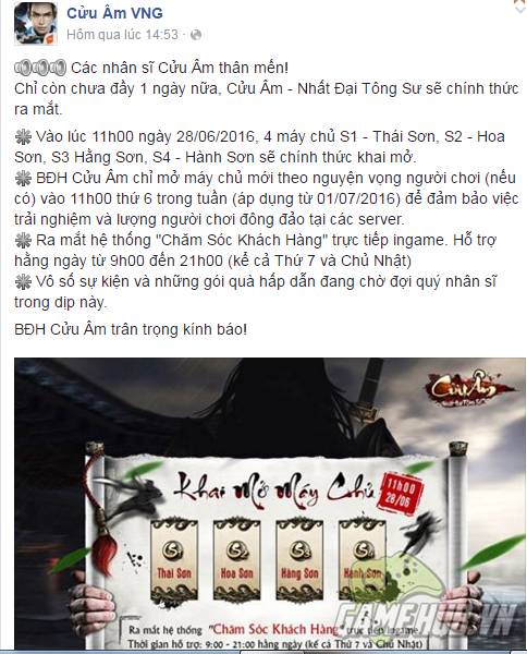 Tôi đã kỳ vọng và rồi thất vọng về Cửu Âm VNG quá nhiều